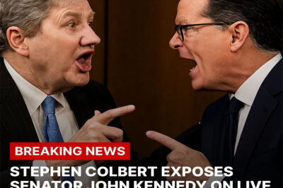 STEPHEN COLBERT EXPOSES SENATOR JOHN KENNEDY ON LIVE TV — AND WHAT HE REVEALED LEFT THE ENTIRE ROOM IN SH0CK!
