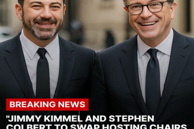 LATE-NIGHT HISTORY: Jimmy Kimmel and Stephen Colbert SWAP SHOWS in a Historic TV Crossover That’s Leaving Hollywood and Fans Buzzing