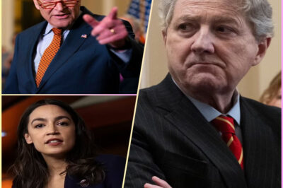 BREAKING: Washington Shaken! Sen. John Kennedy Just Delivered a Jaw-Dropping, Live-TV Obliteration of AOC, Chuck Schumer, and the Entire Democratic Leadership! You think you’ve seen a political takedown? Think again. In a performance that left progressive commentators utterly speechless, Kennedy ruthlessly exposed the chaos, hypocrisy, and deep flaws within the Democrat Party, live for the world to see. This isn’t just news; it’s the political showdown that will be in history books. You HAVE to see the full, uncensored footage.