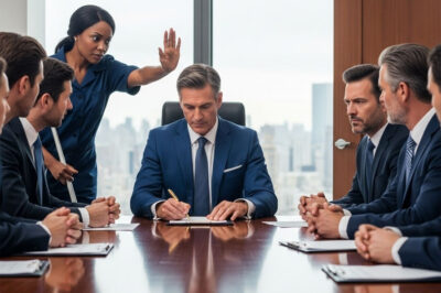 POOR CLEANING LADY WHISPERED TO THE MILLIONAIRE DON’T SIGN THIS AND WHAT HE DID SURPRISED EVERYONE…