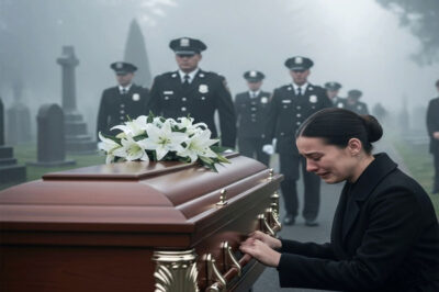 During the funeral, police stormed in, opened the casket, and discovered a shocking truth…