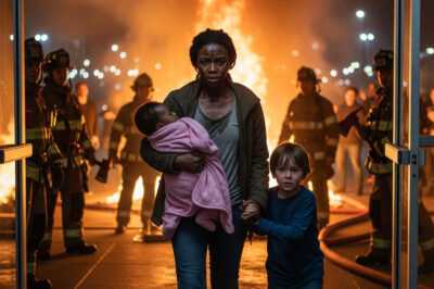 No one dared to save the billionaire’s son until a poor black girl carried her child and rushed in to save him and the ending…