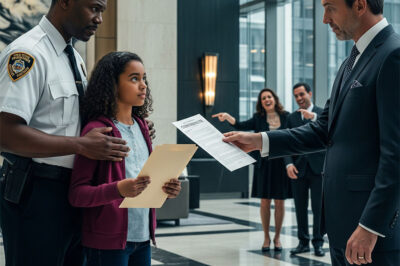 If your daughter can translate this contract, I will double your salary” – The billionaire said to the black gatekeeper, after a while he was shocked by the girl’s talent…