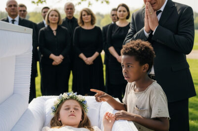 “Your daughter is still alive” – ​​Homeless black boy ran to the coffin and revealed a secret that shocked the billionaire