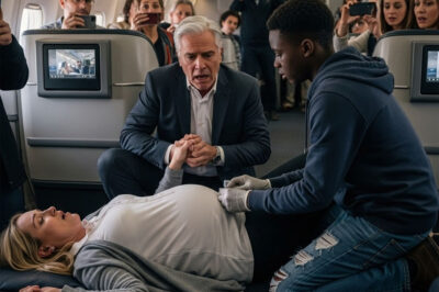 Black Boy Saves Millionaires Pregnant Wife During Flight, What He Asked for Made the Millionaire Cry…