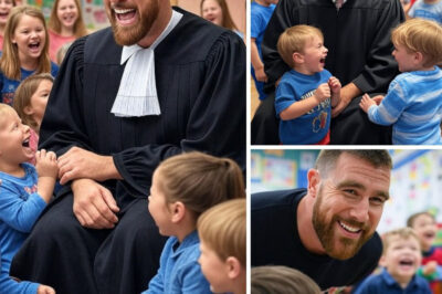 TOO CUTE TO MISS: Wyatt Kelce’s Preschool “Husband Hunt” Just Took an Unexpected Turn—And Uncle Travis’s Reaction Has Everyone Howling! When little Wyatt announced she’d found her “future husband” at preschool, no one expected Travis Kelce to be dragged in as the official love judge. But the moment he met the tiny “contestant,” something hilarious—and oddly heartfelt—happened. Now, fans can’t stop replaying the clip and wondering: did the lucky suitor actually win Uncle Travis’s approval?