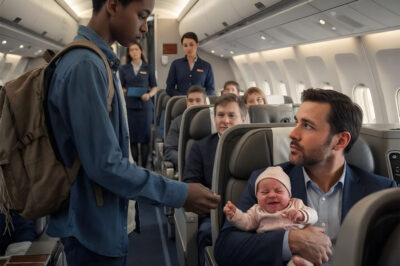 A Young Stranger’s Quiet Courage Calms a Billionaire’s Crying Baby