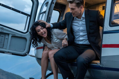 Thrown from a helicopter, a woman survives and turns her pain into relentless revenge against her tyrannical husband