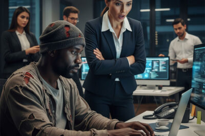 Homeless Black Man Helped Billionaire Single Mom Translate Code, And This Happened…