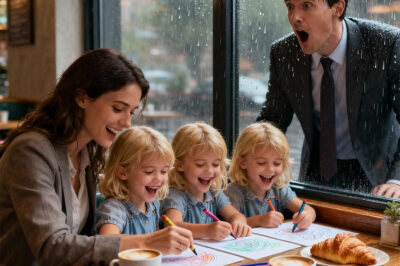 Billionaire Sees Ex-Girlfriend He Dumped Six Years Ago With Three Kids Who Look Just Like Him…