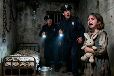 The little girl cried and told the police: ‘I don’t want to sleep in the basement anymore.’ When the officers went down to check, they were shocked to see the truth…