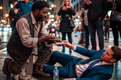 Black Homeless Man Used His Last $8 for a Stranger — Not Knowing That Man Was a Billionaire…