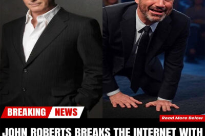 “JOHN ROBERTS BREAKS THE INTERNET WITH 8-WORD MESSAGE AFTER JIMMY KIMMEL’S RATINGS CRASH 70% — ‘KARMA ALWAYS FINDS ITS WAY BACK!’”