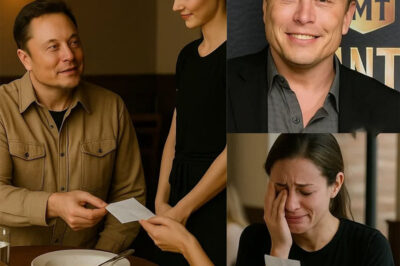 BREAKING: Waitress in Tears After Discovering Elon Musk’s Life-Changing Gift Hidden in Receipt — Nation Inspired