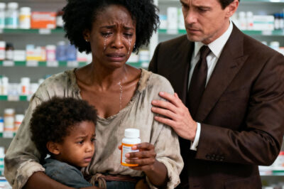 Poor black mother cries because she doesn’t have enough money to buy medicine for her child – Billionaire standing behind her says: “Come with me”…