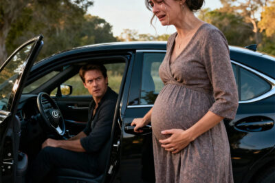 Husband Kicks Pregnant Wife Out Of New Car “New Car, Don’t Make Me More Unlucky” – Her Reaction…