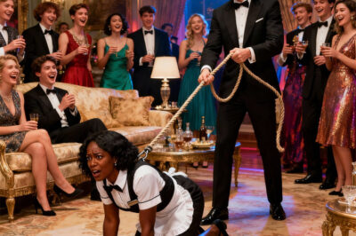Rich Young Master Spends Money To Force Black Maid To Crawl Like A Dog Just For Fun – Her Reaction Shocks Everyone…