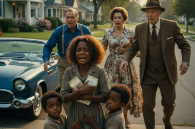 A Little Girl Was Kicked Out For Stealing A Glass Of Milk For Her Two Younger Siblings. Suddenly, A Millionaire Got Out Of The Car And..