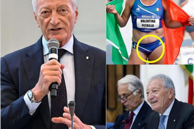 Luciano Buonfiglio, President of the Comitato Olimpico Nazionale Italiano (CONI) – the Italian National Olympic Committee, has shocked the world by saying about Valentina Petrillo, “HE IS NOT A PERSON OF ITALY, HE IS A SHAME.” Immediately following his remarks, Luciano Buonfiglio STRIPPED Valentina of her ticket to the 2028 Olympics. However, the most controversial moment came when Valentina Petrillo’s response, a SINGLE CRUEL COMMENT, left fans in disbelief