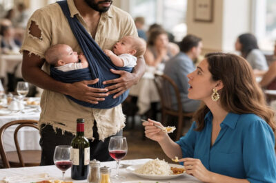 “Can I have your leftovers, madam?” — But when the millionaire met her gaze, everything changed…