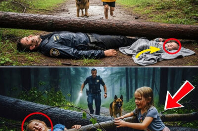 Twin girls trapped in storm, hope fading — until a police officer and his dog appeared