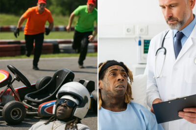 “Lil Wayne Hospitalized After Serious Car Racing Accident: Sources Reveal Rapper Sustained Injuries During Private High-Speed Event and Fans Are Sending Prayers for His Recovery