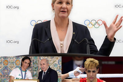 BREAKING NEWS: “I WILL BAN ALL MEN WHO COMPETED IN WOMEN’S EVENTS” Under Growing Pressure, Olympic CEO Kirsty Coventry Has Taken A Hard Stance Against Imane Khelif, The Reigning Champion, Demanding An Immediate Gender Test To Prove Her Identity Or She Will Face The Revocation Of Her Gold Medal And A HISTORIC Fine Never Before Seen In Olympic History
