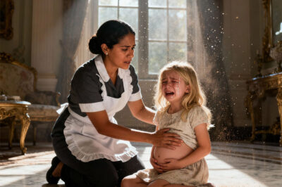 “Daddy Said It Won’t Hurt,” The Crying Girl Told The Maid— The Maid Called The Police After Revealing The Shocking Secret In The Wealthy Mansion