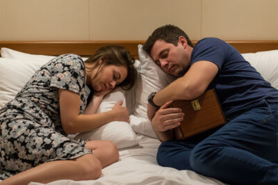 On our honeymoon, I woke in the middle of the night to find my husband turned away from me, cradling a small wooden box as if it were something precious. He said it held his late ex-girlfriend’s ashes. When he went to shower, I opened it — and what I found inside made me pack my bags and ask for a divorce before sunrise.