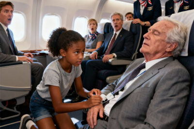 A poor 12-year-old black girl saved a millionaire from having a stroke on a plane… But what he whispered made her cry out loud…