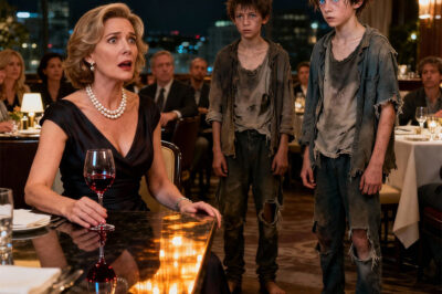 When Two Homeless Boys Asked for Leftovers, the Millionaire Never Expected to See Her Lost Son