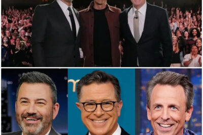 Late-Night Shockwave: Kimmel, Colbert, and Meyers Join Forces in Brooklyn for Epic TV Crossover