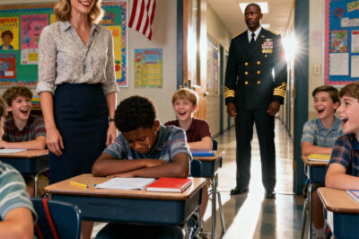 My dad works at the Pentagon” The black boy’s statement made his teacher and classmates mock and despise him and say he was a bad liar. 10 minutes later his father arrived….