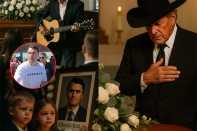 George Strait Breaks His Silence — A Tribute to Charlie Kirk… The lights went down, the crowd held their breath, and with just his guitar and a trembling voice, he played a deeply moving melody for Charlie Kirk. No fireworks, no speeches — only grief, respect, and the heart of one legend honoring another…