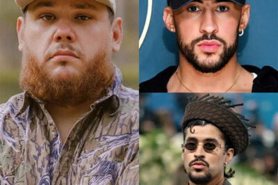 Luke Combs Breaks His Silence With a Fiery Attack on Bad Bunny’s Free Super Bowl Halftime Show, Declaring “Keep Super Bowl American” — His Explosive Words Ignite a Cultural Firestorm, Divide Fans Nationwide, and Spark the Most Heated Debate Between Tradition and Diversity in Halftime Show History
