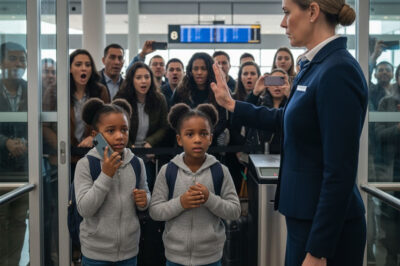 Two Black twin girls were kicked off a plane—until they called their dad, the CEO, and asked to cancel the flight….