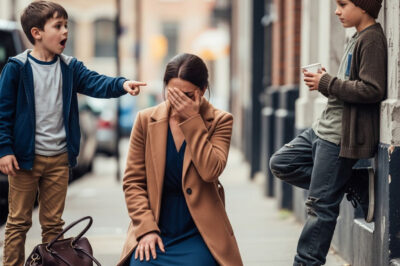 “Mom, he’s my brother!” – said the little boy to his millionaire mother. When she turned around and saw the two of them together, she fell to her knees, weeping.