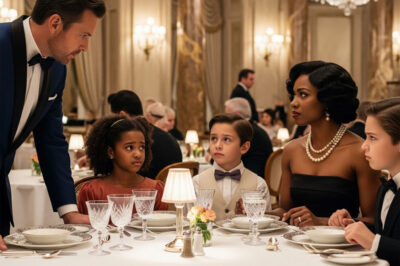 A millionaire spots a familiar woman at a restaurant — but the three kids beside her make him drop his fork.