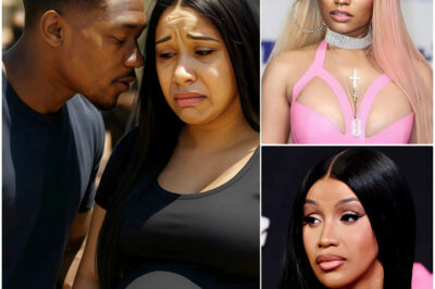 “BREAKING: What Was Supposed To Be A Somber Goodbye At Cardi B’s Father’s Funeral Took A Bizarre Turn When Stefon Diggs Leaned In And Whispered **7 Words** That Left Her Frozen And Clutching Her Stomach. But just when the crowd thought the drama was over, Nicki Minaj appeared — holding a *mysterious letter* that sent shockwaves through the room and left Cardi collapsing in disbelief.”