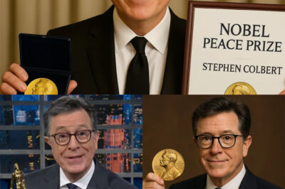 BREAKING: STEPHEN COLBERT NOMINATED FOR THE NOBEL PEACE PRIZE — AND THE REAL REASON BEHIND IT WILL LEAVE YOU SPEECHLESS