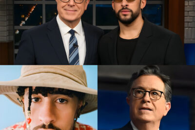 BAD BUNNY JUST FLIPPED LATE-NIGHT ON ITS HEAD — AND COLBERT WENT ALL IN Inside the Night Benito Made Stephen Colbert Paint His Nails Blue and Redefined What Late-Night Can Be_