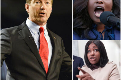 Rand Paul shouts “Go back to law school!” at Jasmine Crockett during a tense Senate hearing — but seconds later, she DESTROYS him with a secret recording that left the entire chamber in stunned silence!….