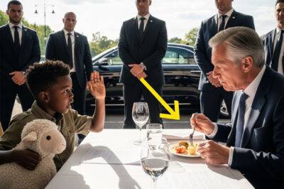 A homeless boy shouts, “DON’T EAT THAT!”… The billionaire freezes when he finds out why!