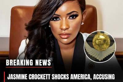 Jasmine Crockett STUNS America on live TV — exposing a shocking Trump-linked cover-up after his Nobel snub. Her final 8 words? “You won’t laugh when the lights go out.”