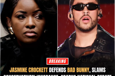 The 2026 Super Bowl just broke! Rep. Jasmine Crockett SCREAMED out her conservative critics, DEFENDED Bad Bunny, and delivered a passionate 12-word message that rocked the nation. Culture, identity, and free speech collide on the biggest stage—chaos, applause, and outrage guaranteed. Are you ready for the fight everyone’s talking about?