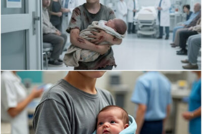 A bruised 7 year old boy walked into the ER carrying his baby sister—and what he said broke hear…
