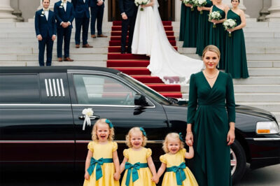 He Invited His Poor Ex-Wife to Humiliate Her at His Wedding—But She Arrived in a Limousine With Her Triplets…