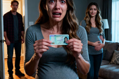 When I was five months pregnant, my twin sister moved in… and started an affair with my husband. I found her fake ID hidden in his desk — proof they were planning to disappear together. I finally snapped. “You’re carrying his child, aren’t you?” I screamed. She didn’t deny it. She just stood up — and what she said next was darker, more chilling than any betrayal imaginable.