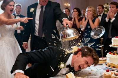 During my big sister’s wedding, my parents insisted that I gift her the $450,000 house I had earned and built through my own blood, sweat, and tears. The moment I steadfastly refused, my father lost his temper. He seized a metal cake stand and hit me over the head with such force that I collapsed, crashed into the table, and suffered severe injuries. Yet right then, my sister’s fiancé disclosed a horrifying secret that utterly destroyed my parents’ entire world…