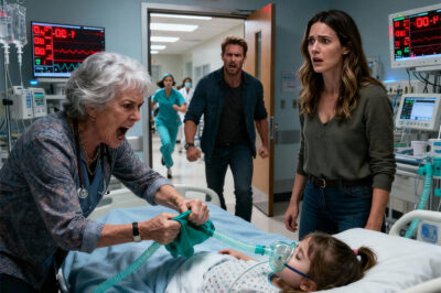 My 4-year-old little girl was fighting for her life in the ICU after a terrible fall when my parents rang: “Your niece’s birthday party is tonight — don’t make us lose face. We’ve sent the bill for the preparations, transfer the money now.” I cried: “Dad, my daughter is barely hanging on!” He answered icily: “She’ll pull through.” When I pleaded with them to come see her, they hung up on me. One hour later, they barged into the ICU room shouting: “The bill still isn’t paid — what’s the hold-up? Family above everything, remember!” When I stood my ground and refused, my mother charged forward, yanked the oxygen mask off my daughter’s face and shrieked: “Done! She’s gone now — get moving and come with us!” I was rooted to the spot, shaking uncontrollably, and immediately called my husband. The moment he walked in and saw what they’d done, his next action made every single person in the room freeze in absolute terror.